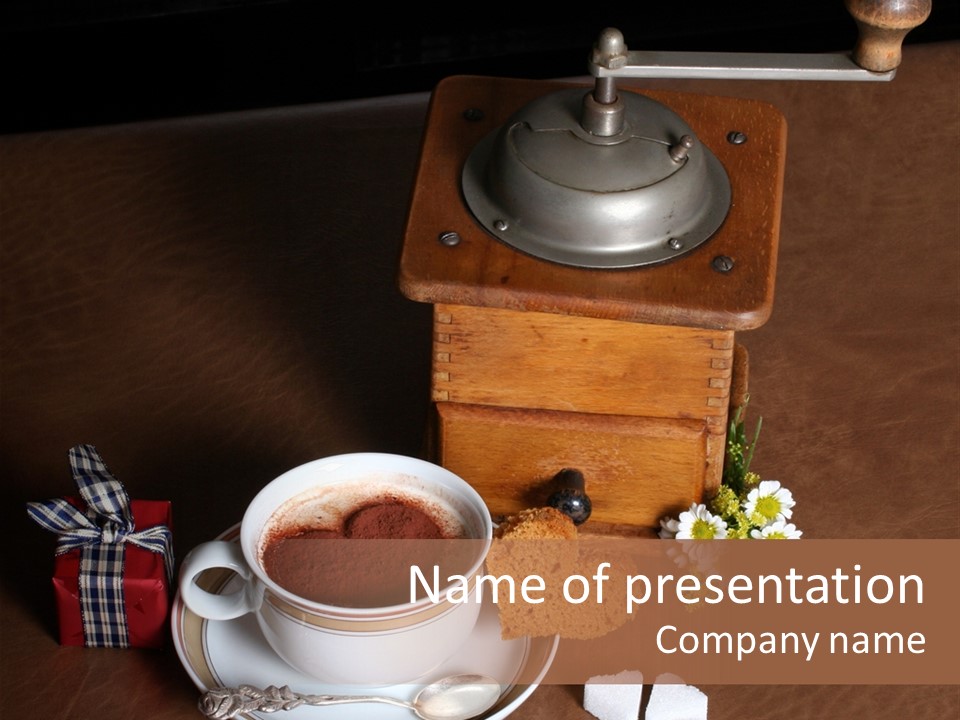 Drink Cafe Morning PowerPoint Template