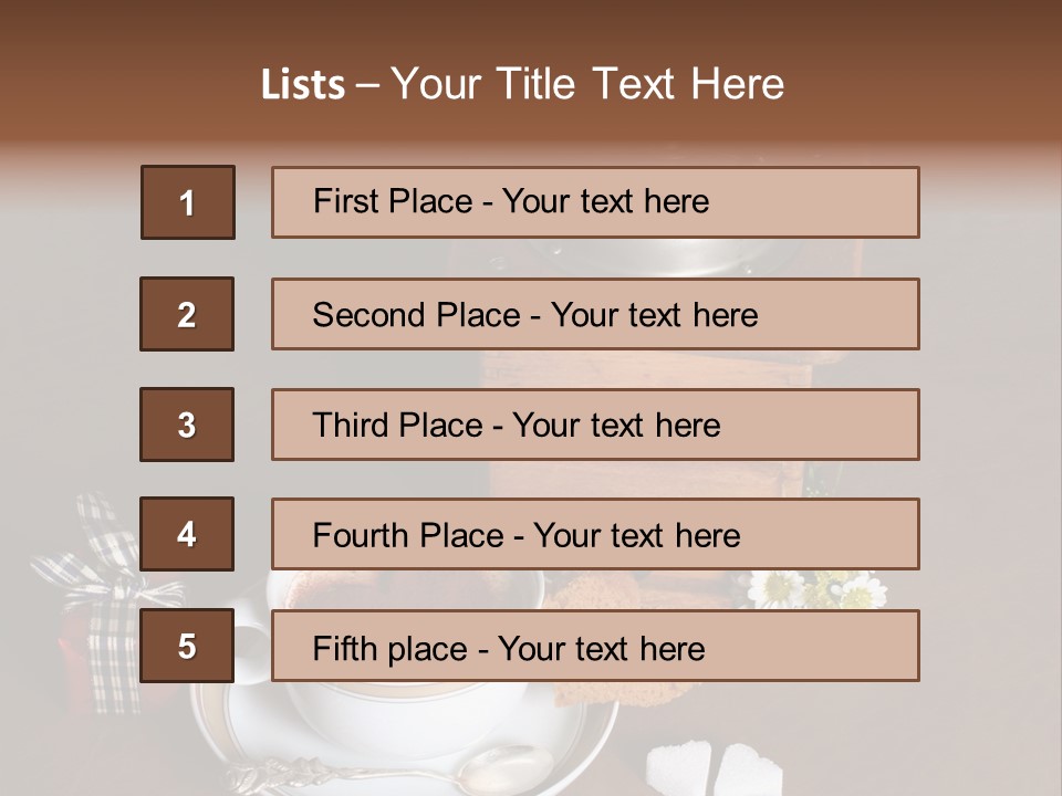 Drink Cafe Morning PowerPoint Template