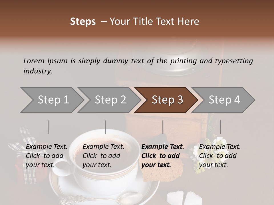 Drink Cafe Morning PowerPoint Template