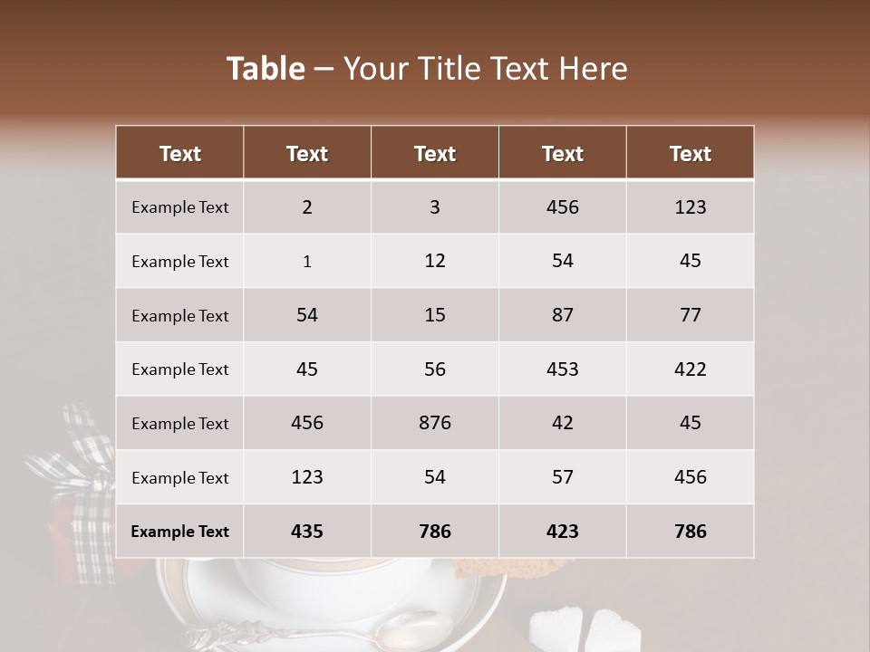 Drink Cafe Morning PowerPoint Template