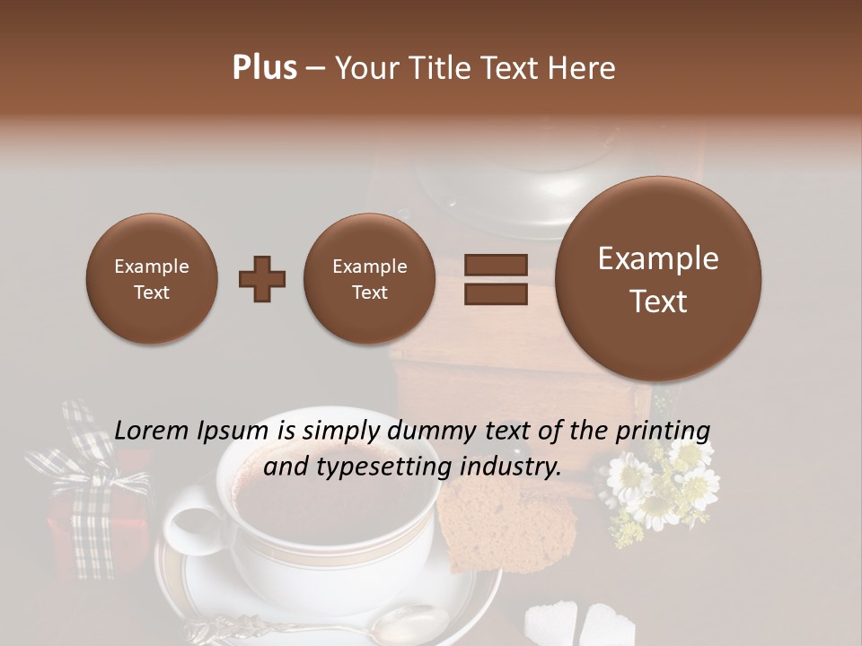 Drink Cafe Morning PowerPoint Template