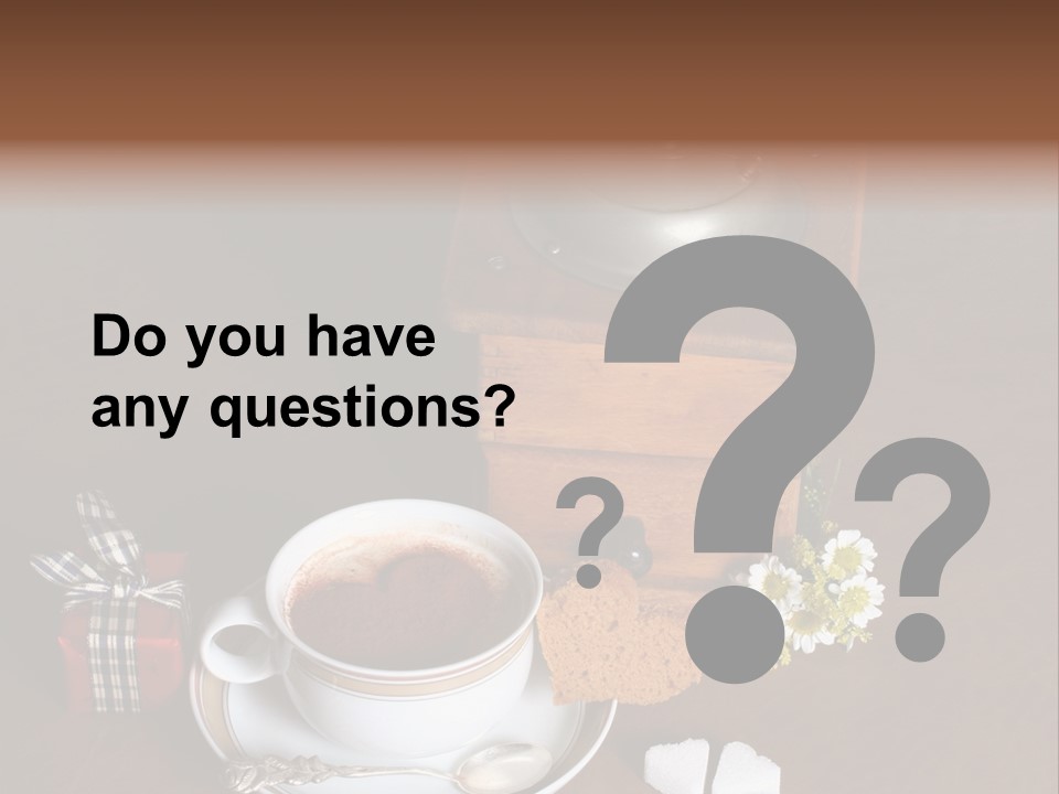 Drink Cafe Morning PowerPoint Template