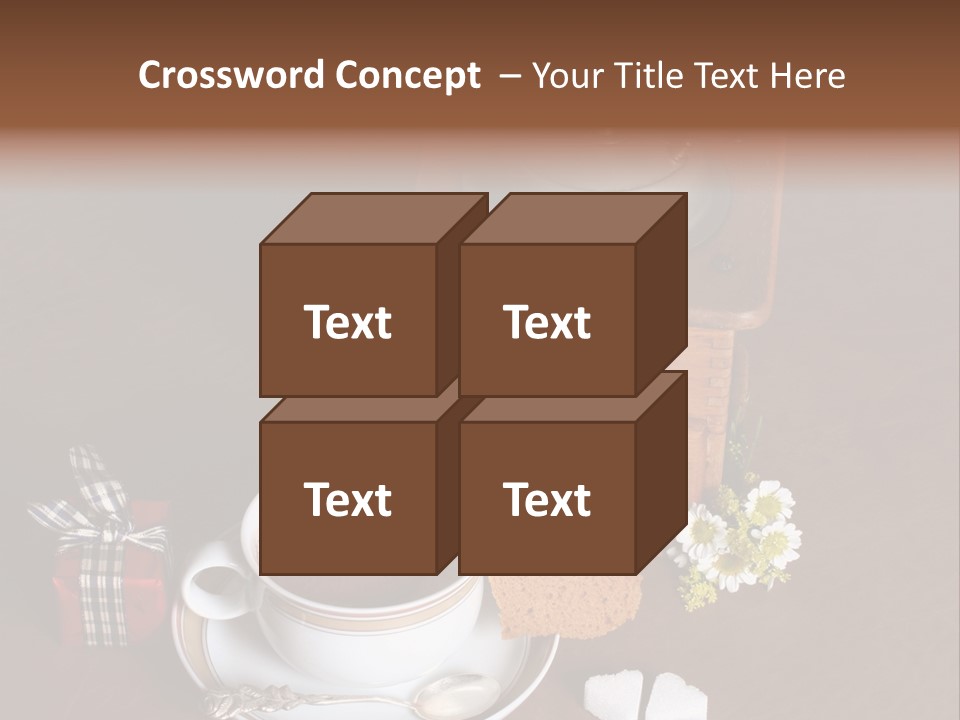 Morning Cream Grinder PowerPoint Template