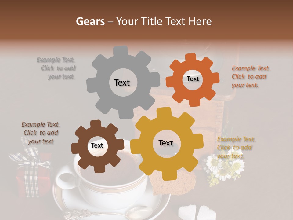 Morning Cream Grinder PowerPoint Template