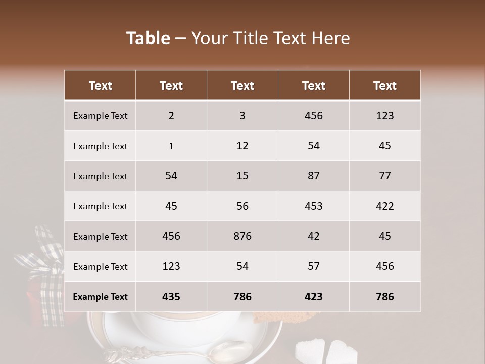 Morning Cream Grinder PowerPoint Template