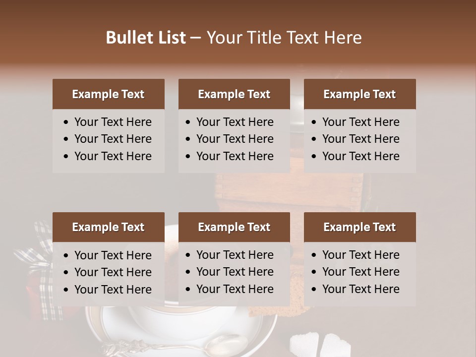 Morning Cream Grinder PowerPoint Template