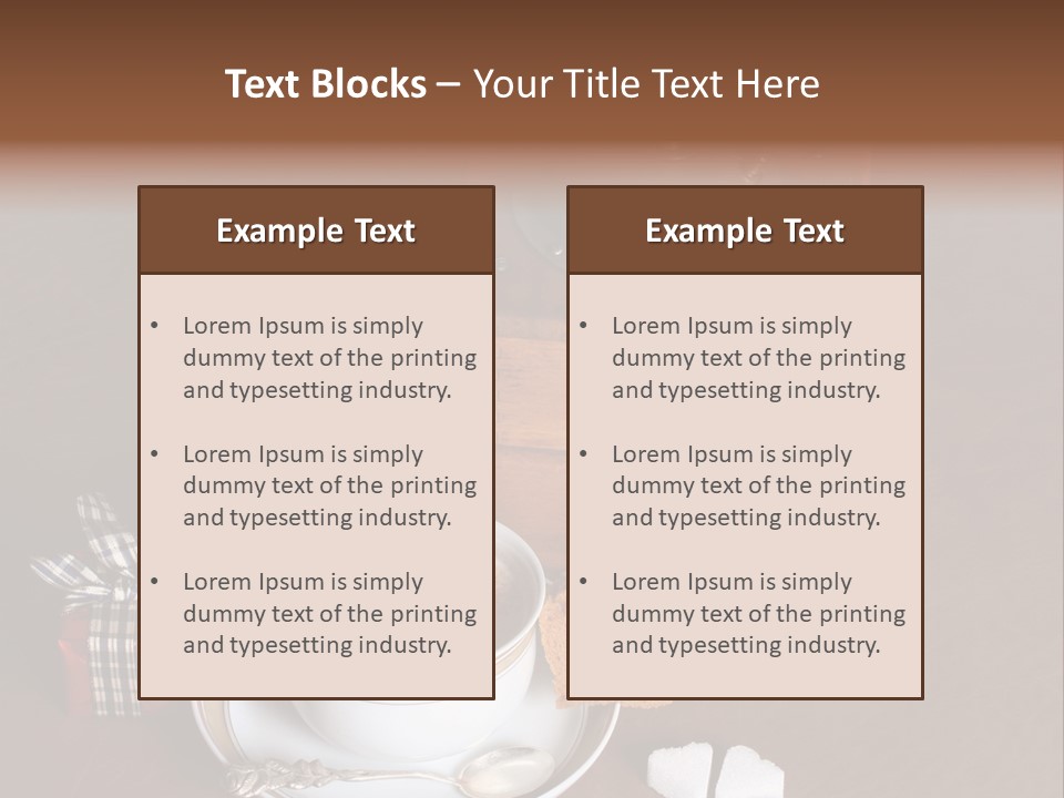 Morning Cream Grinder PowerPoint Template