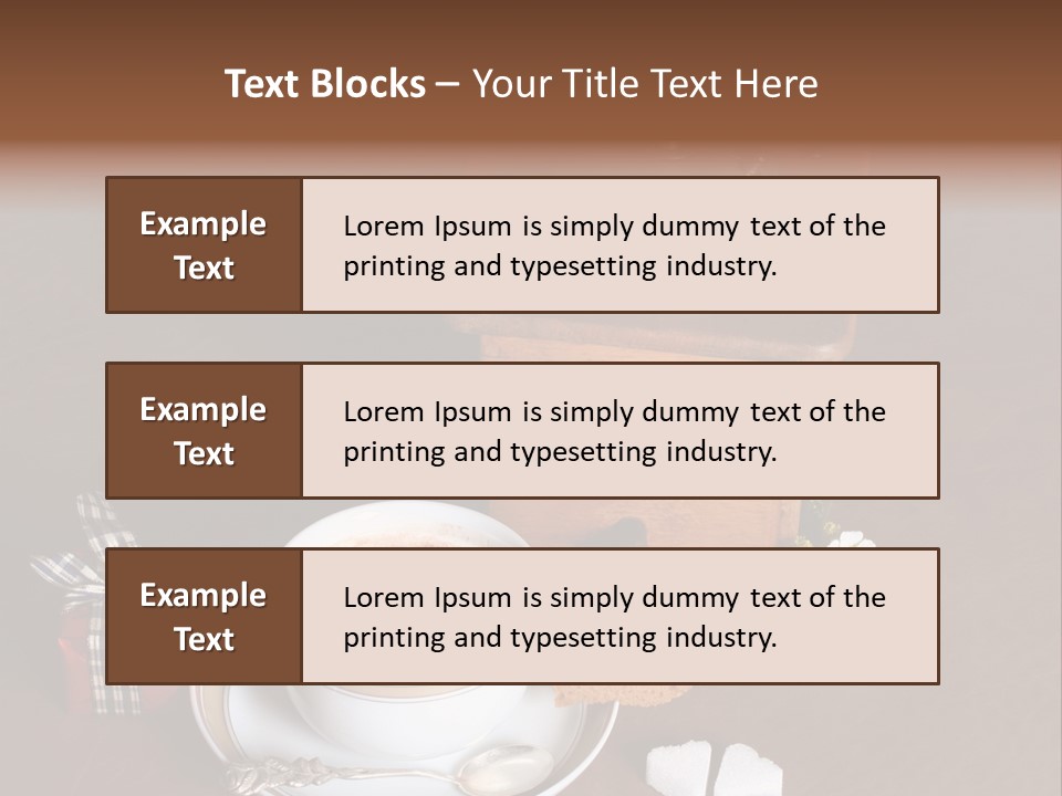Morning Cream Grinder PowerPoint Template