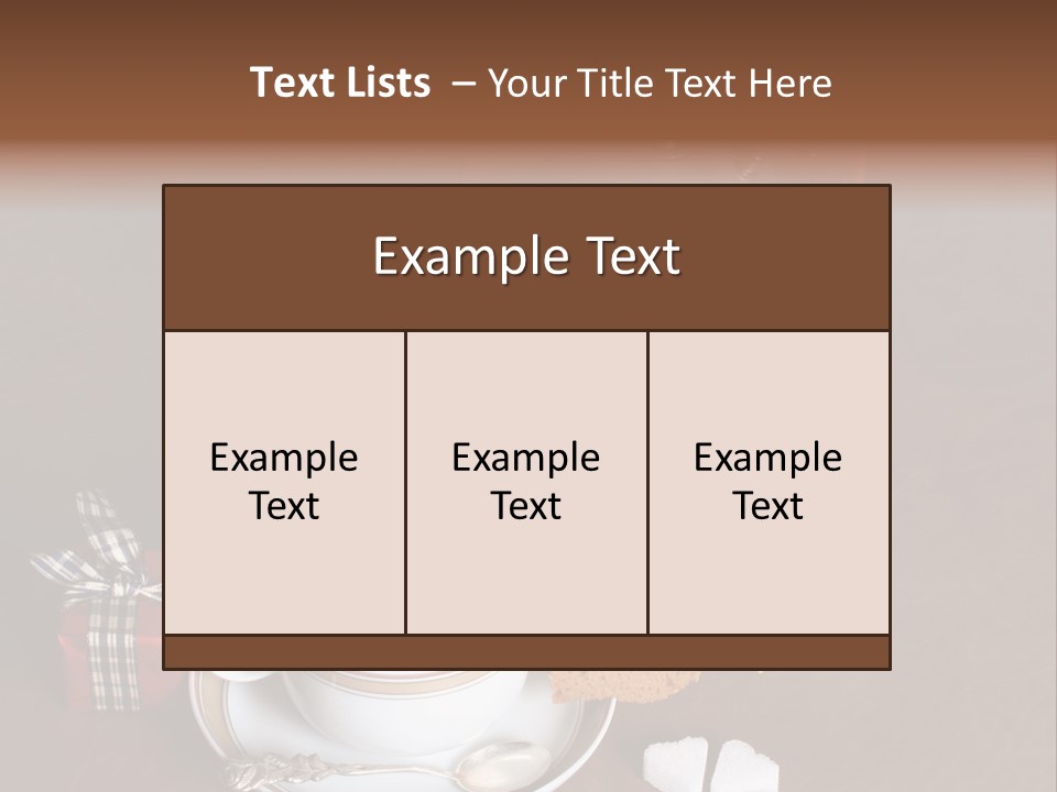 Morning Cream Grinder PowerPoint Template