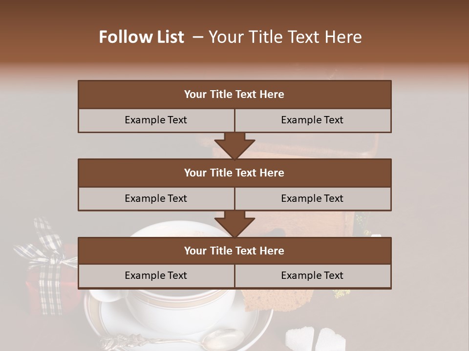 Morning Cream Grinder PowerPoint Template