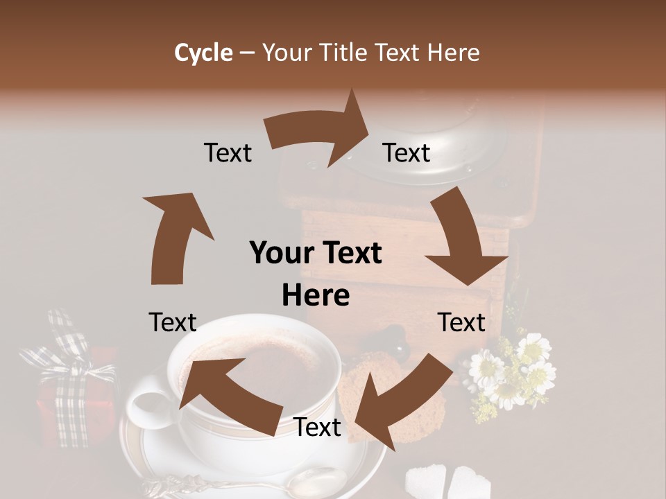 Morning Cream Grinder PowerPoint Template