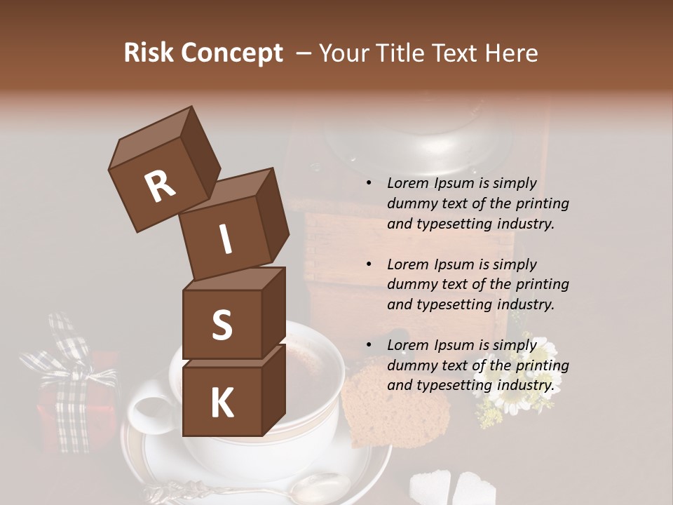 Morning Cream Grinder PowerPoint Template