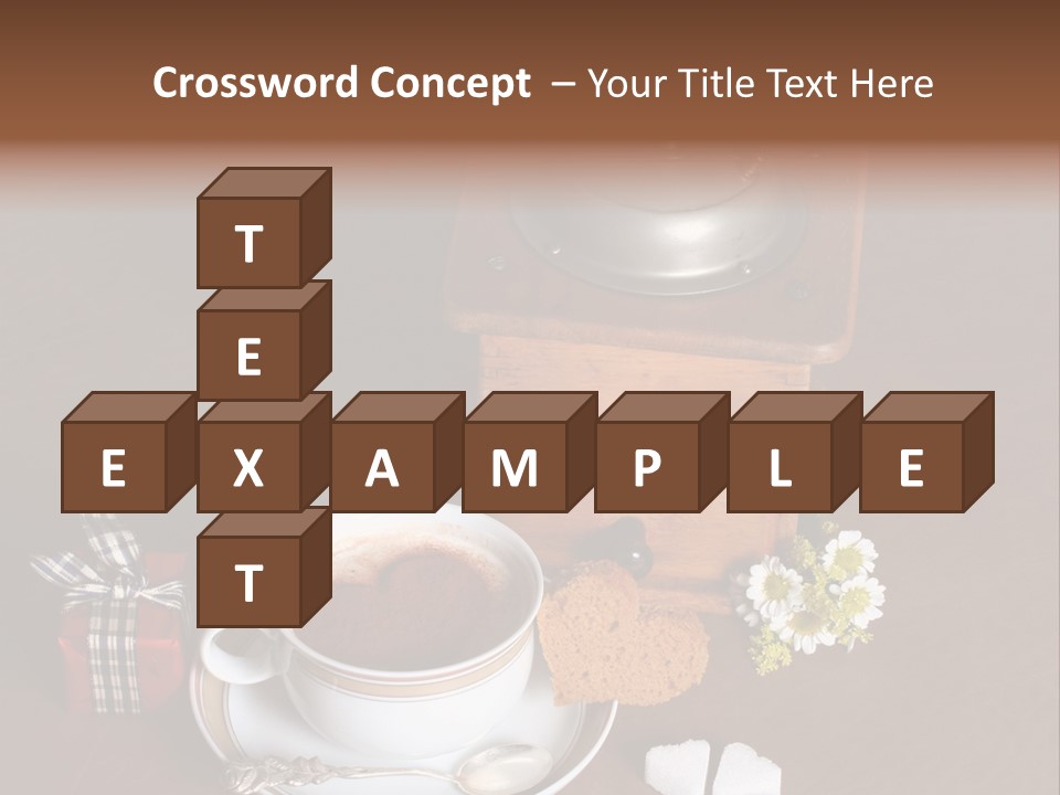 Morning Cream Grinder PowerPoint Template