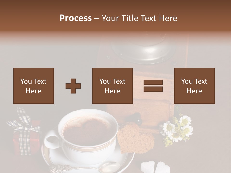 Morning Cream Grinder PowerPoint Template