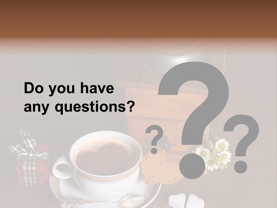 Morning Cream Grinder PowerPoint Template