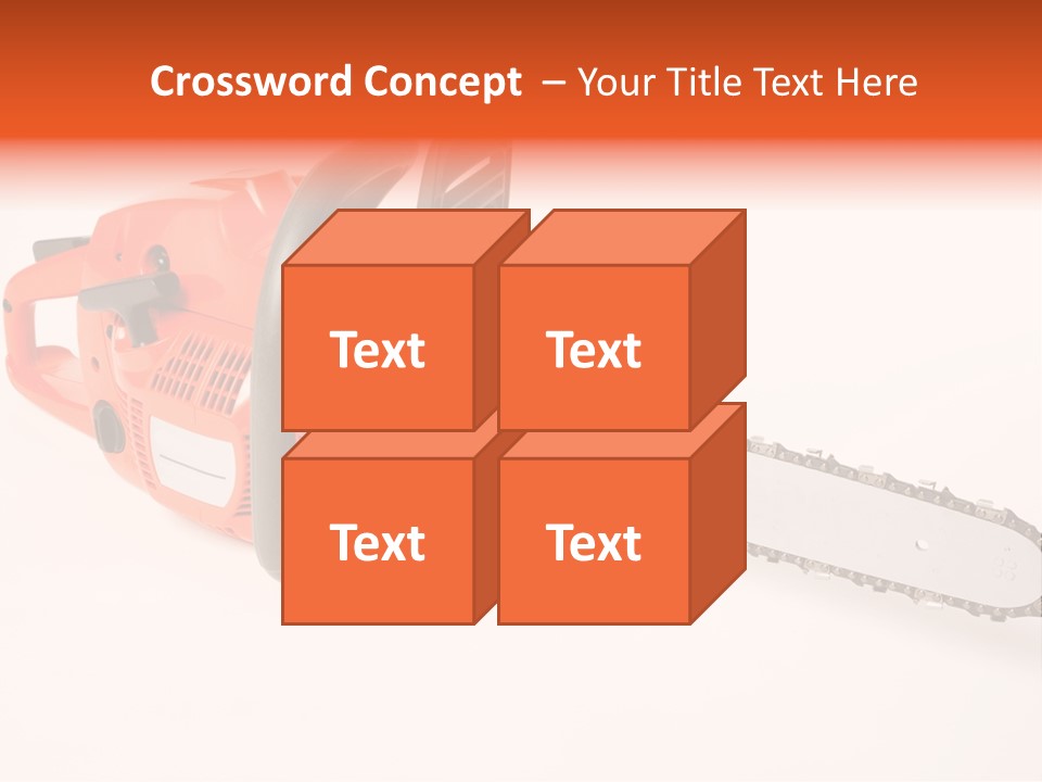 Danger Stump Cut PowerPoint Template