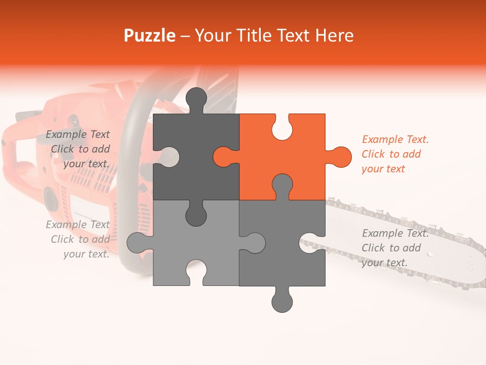 Danger Stump Cut PowerPoint Template