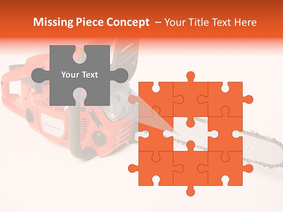 Danger Stump Cut PowerPoint Template