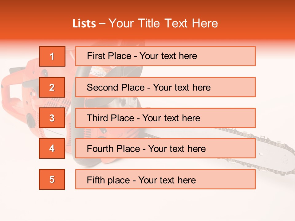Danger Stump Cut PowerPoint Template
