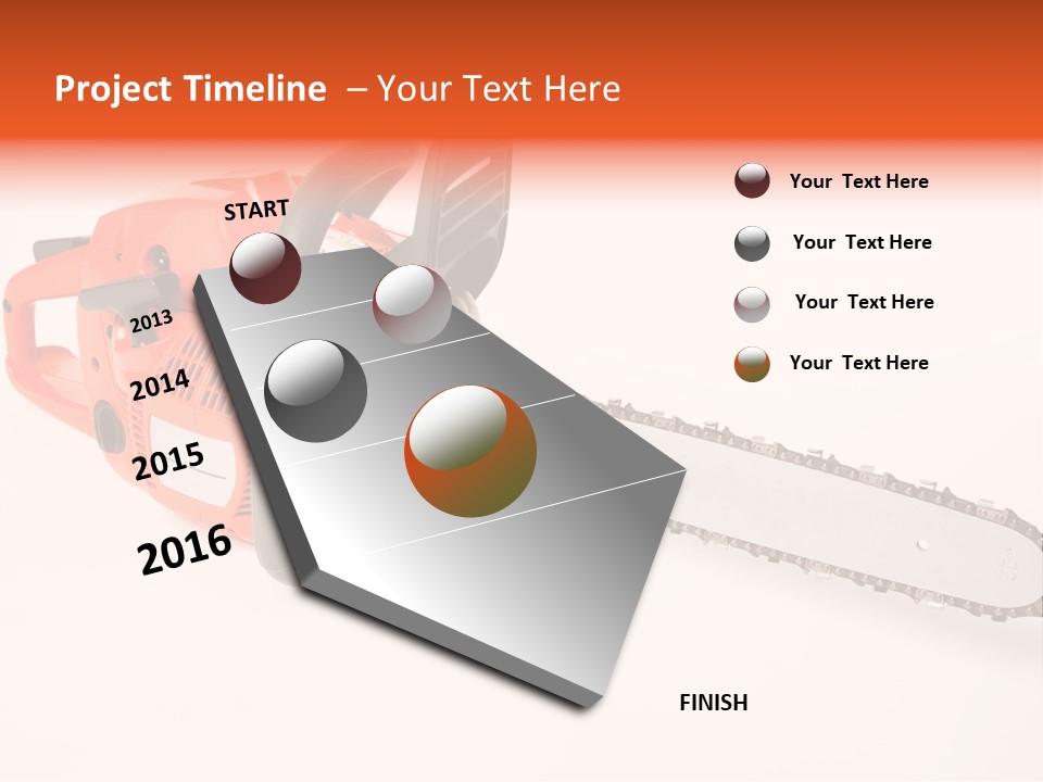 Danger Stump Cut PowerPoint Template