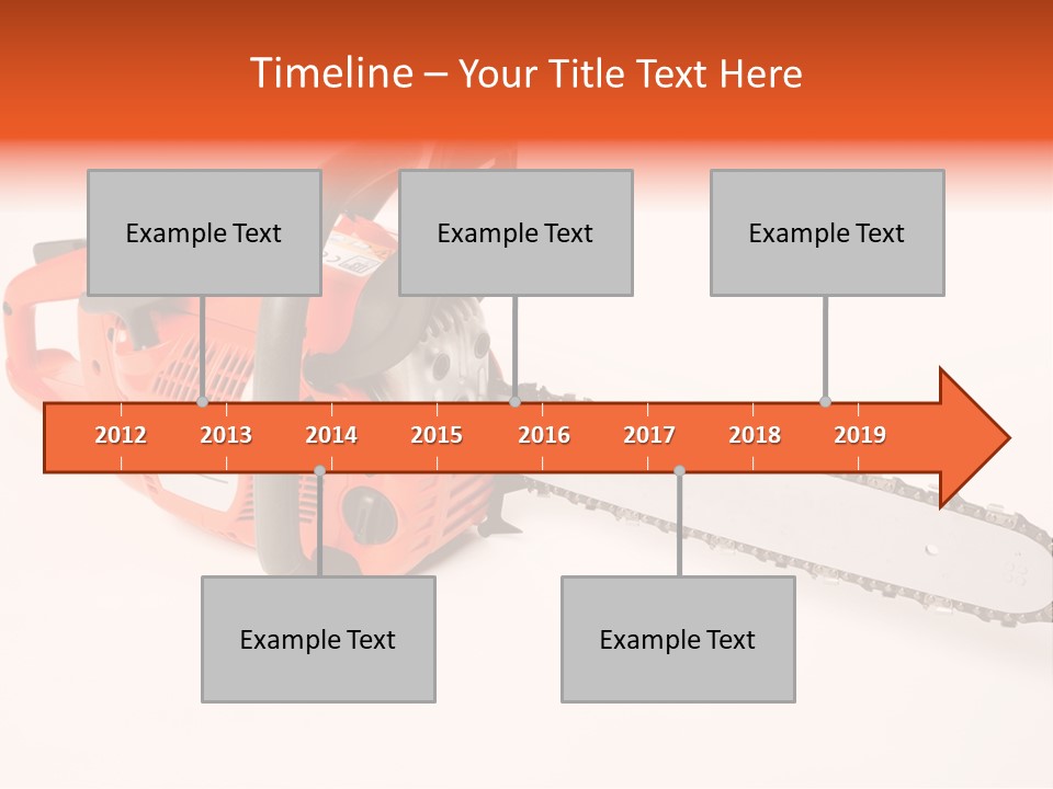 Danger Stump Cut PowerPoint Template