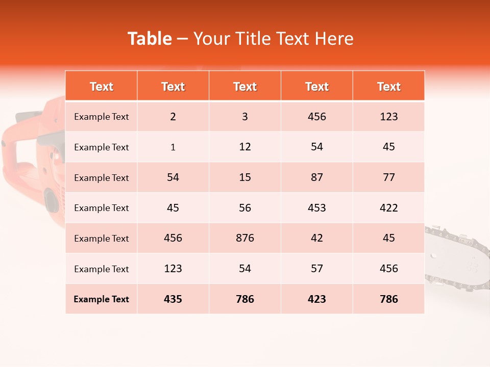 Danger Stump Cut PowerPoint Template
