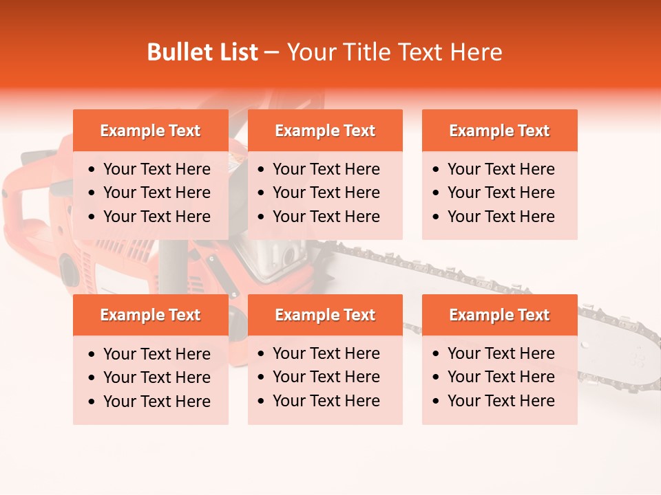 Danger Stump Cut PowerPoint Template