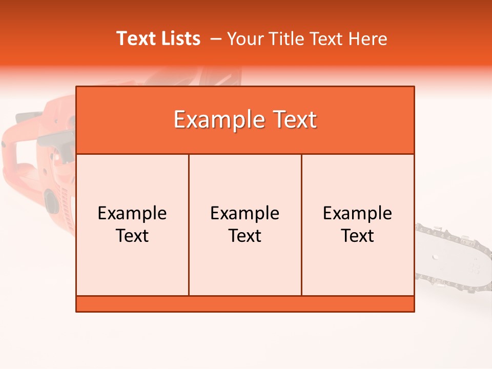 Danger Stump Cut PowerPoint Template