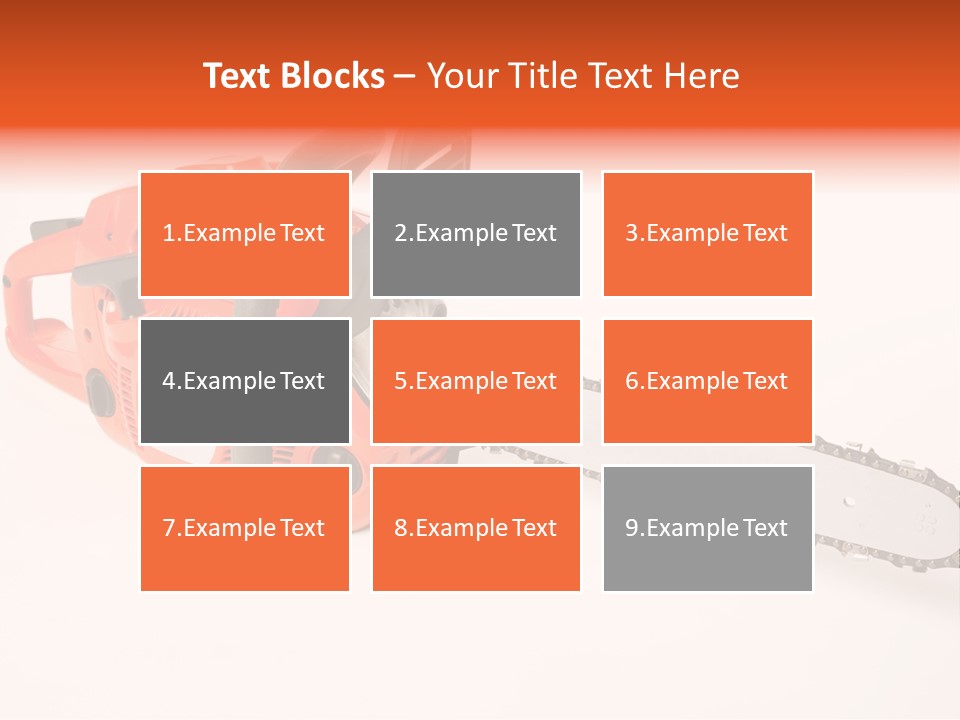 Danger Stump Cut PowerPoint Template