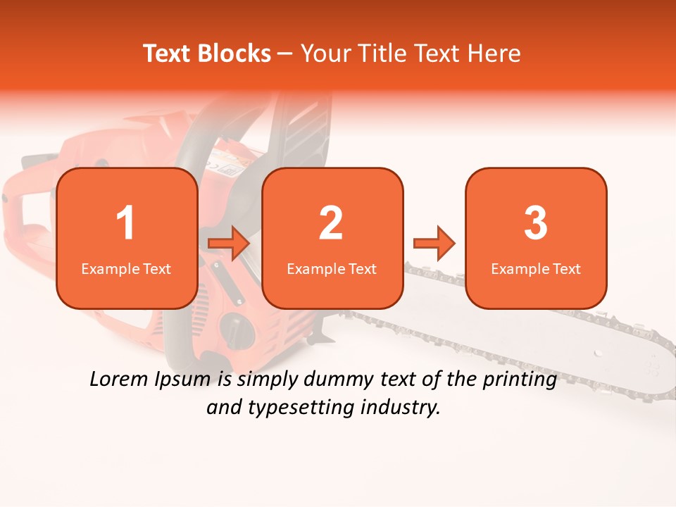 Danger Stump Cut PowerPoint Template