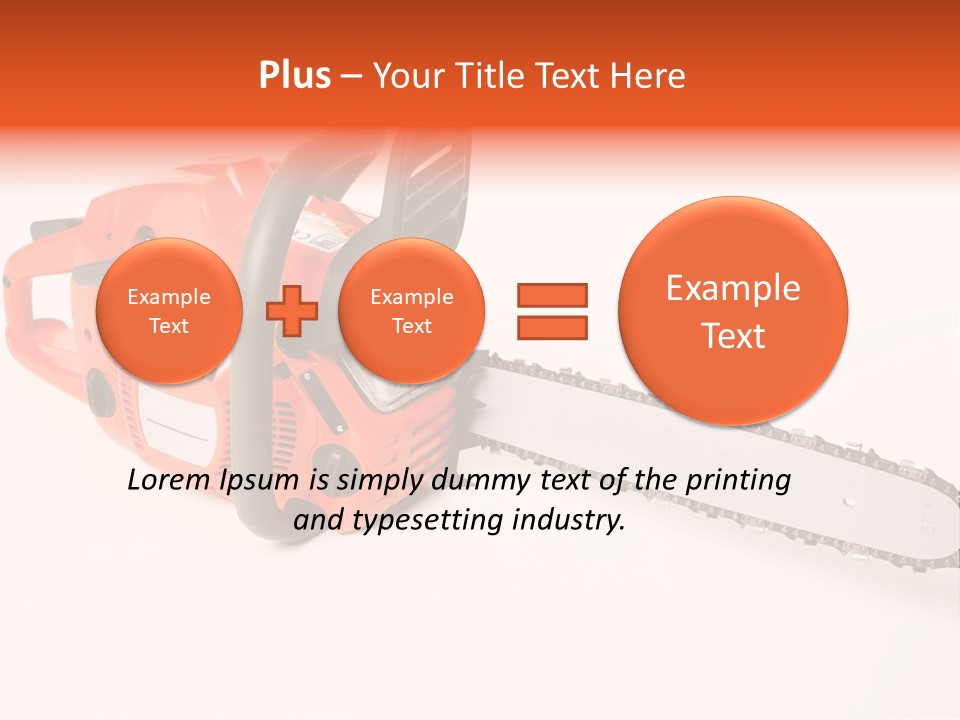 Danger Stump Cut PowerPoint Template