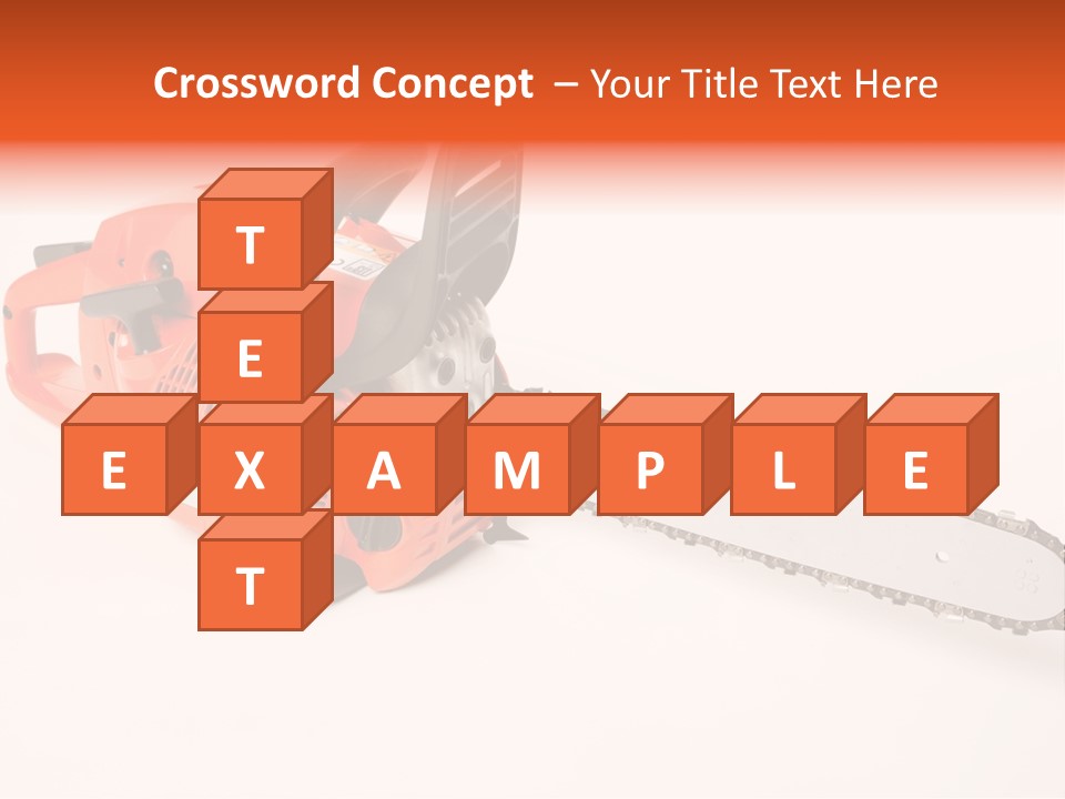 Danger Stump Cut PowerPoint Template