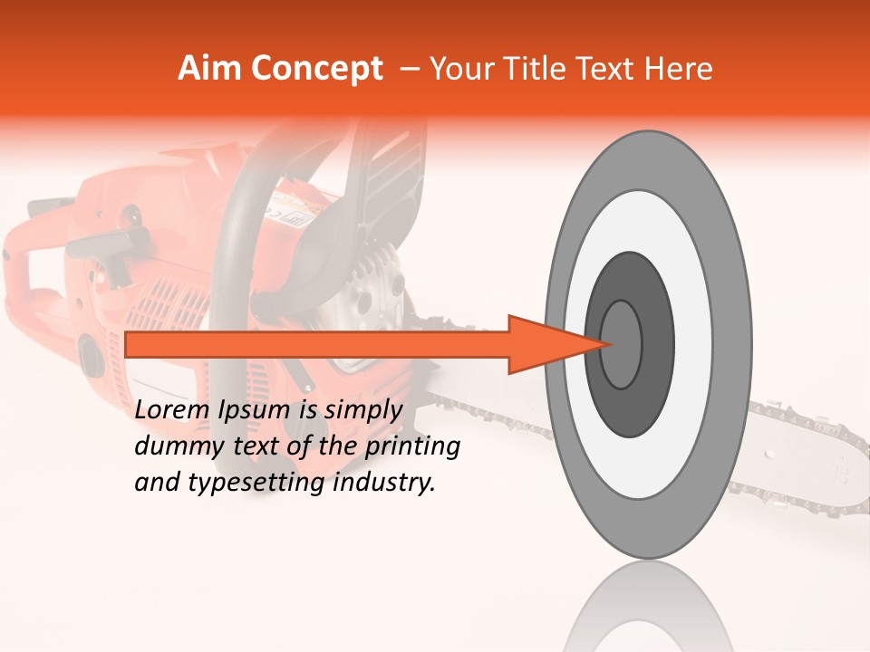 Danger Stump Cut PowerPoint Template