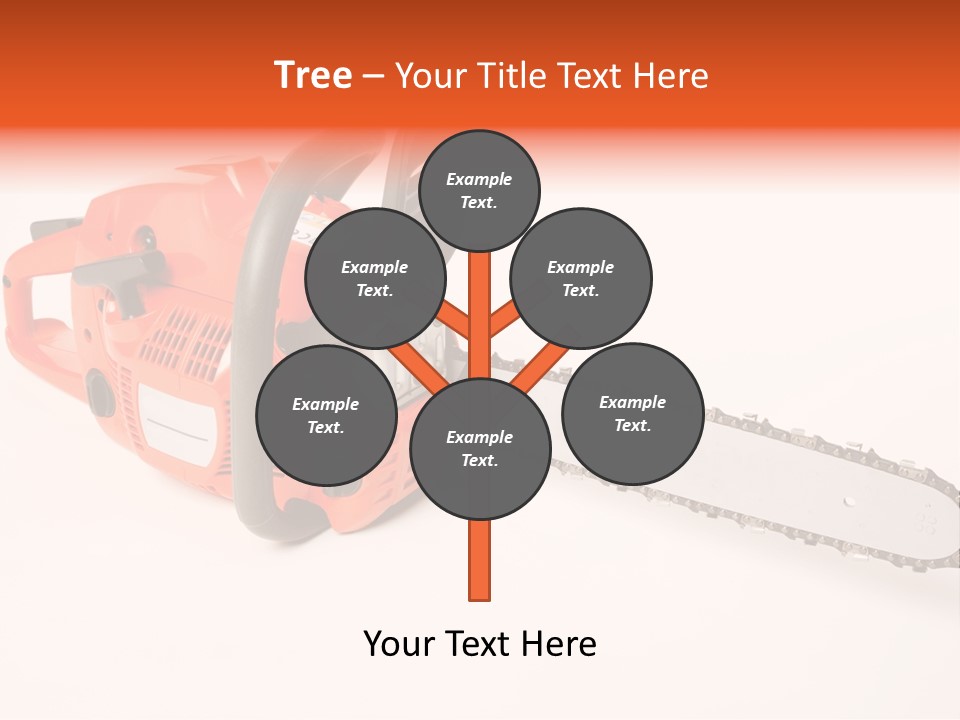Danger Stump Cut PowerPoint Template