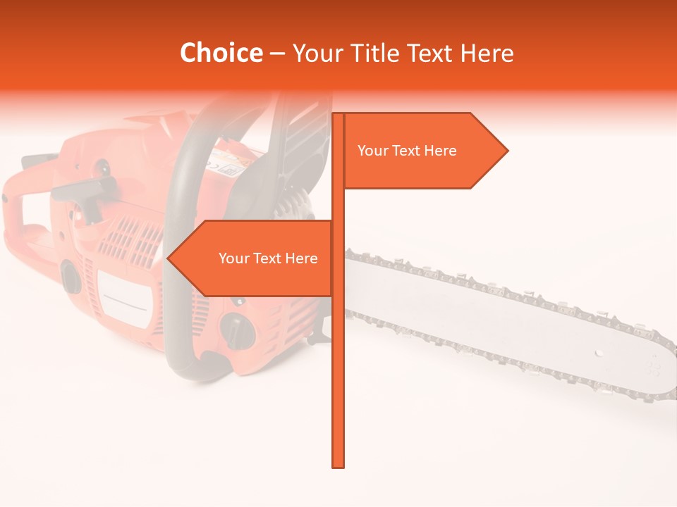Danger Stump Cut PowerPoint Template