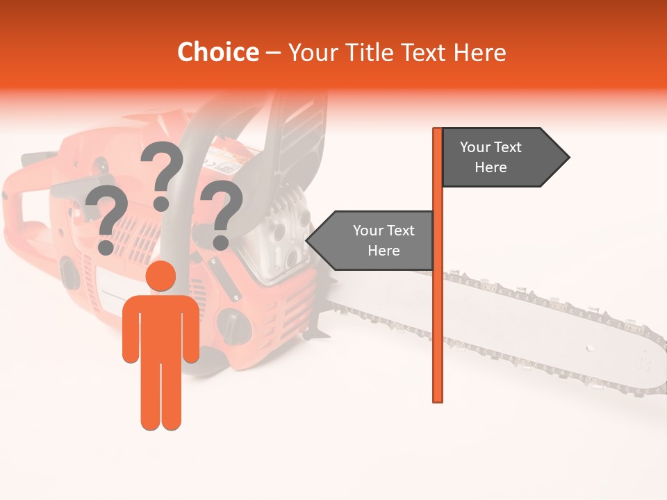 Danger Stump Cut PowerPoint Template