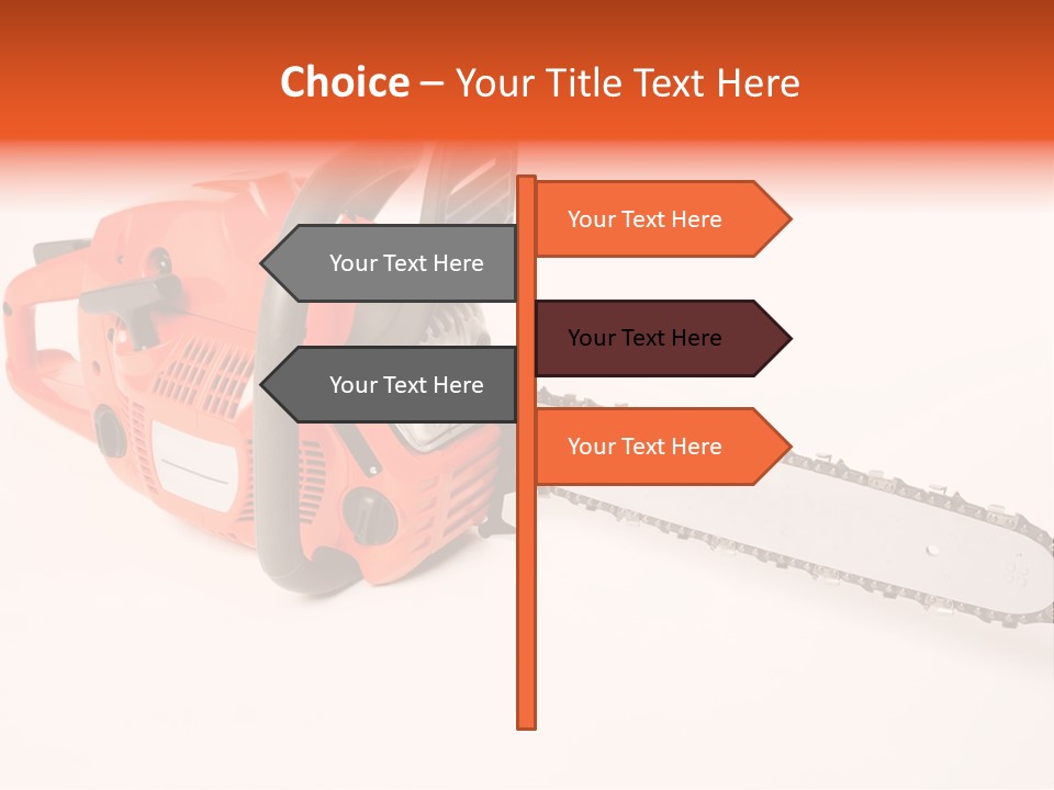 Danger Stump Cut PowerPoint Template