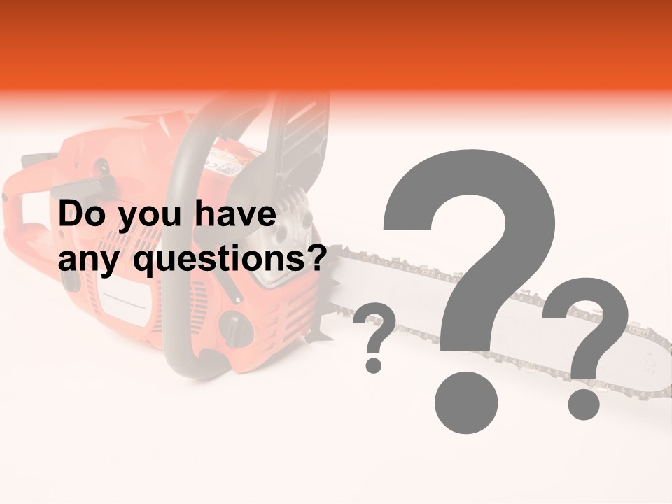 Danger Stump Cut PowerPoint Template