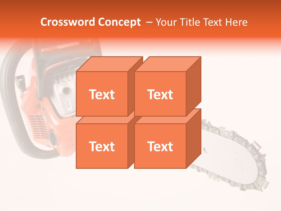 Wood Occupation Isolated PowerPoint Template