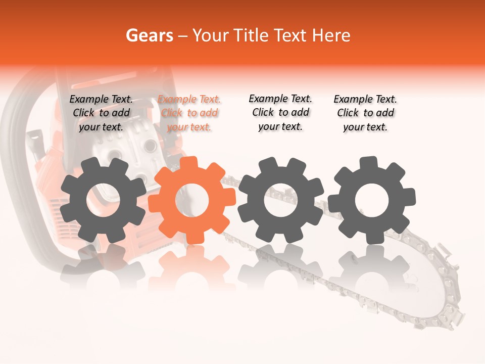 Wood Occupation Isolated PowerPoint Template