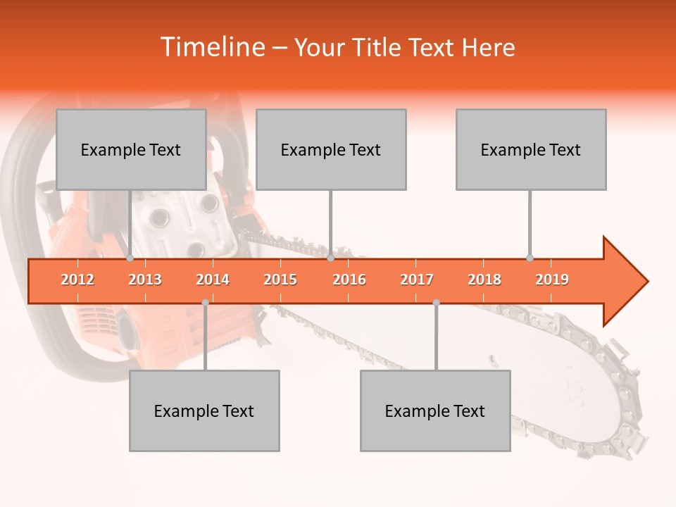 Wood Occupation Isolated PowerPoint Template