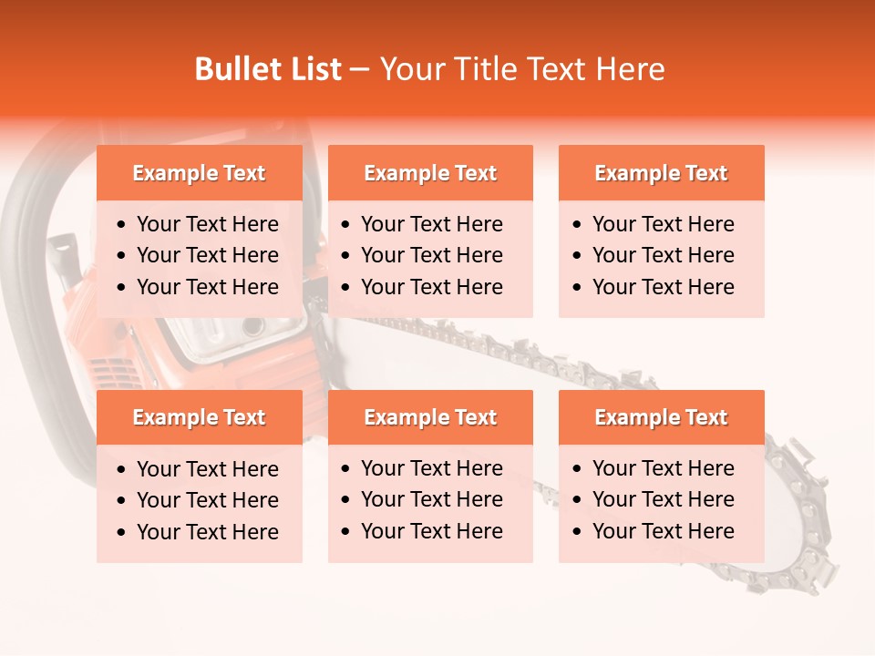 Wood Occupation Isolated PowerPoint Template