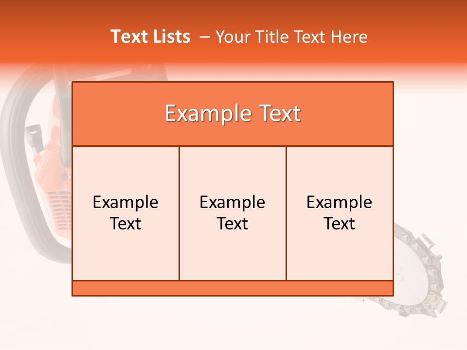 Wood Occupation Isolated PowerPoint Template