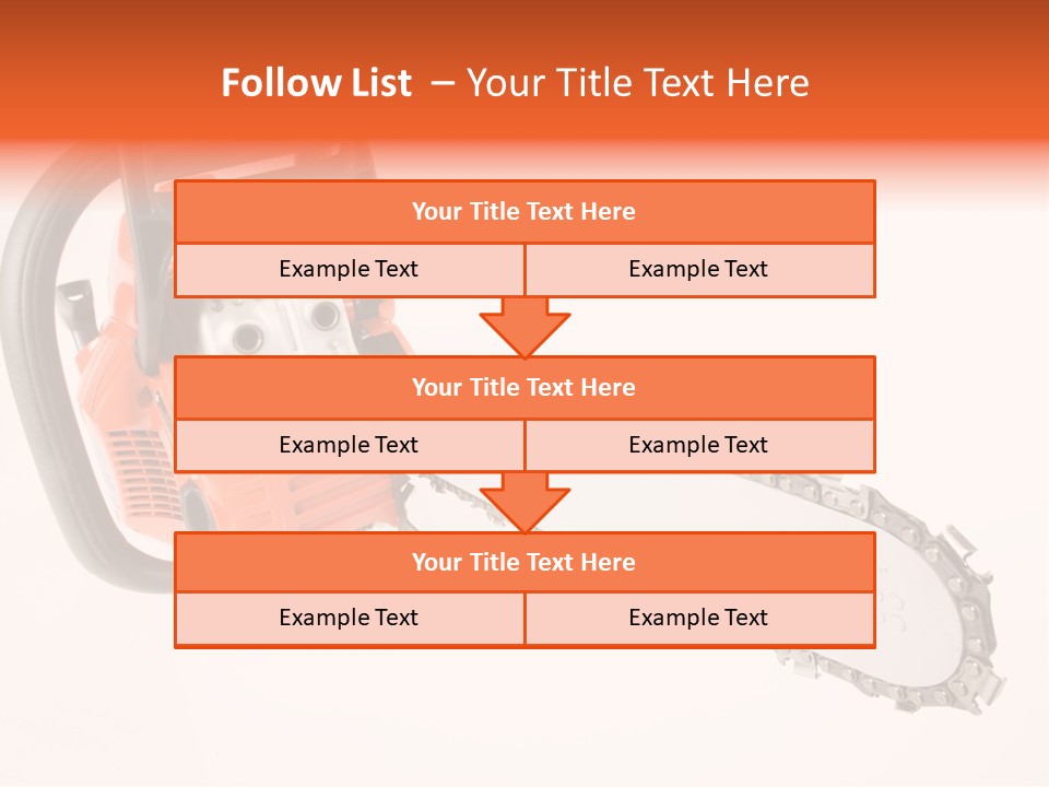 Wood Occupation Isolated PowerPoint Template