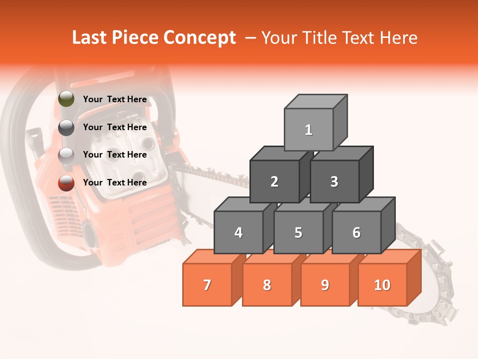 Wood Occupation Isolated PowerPoint Template