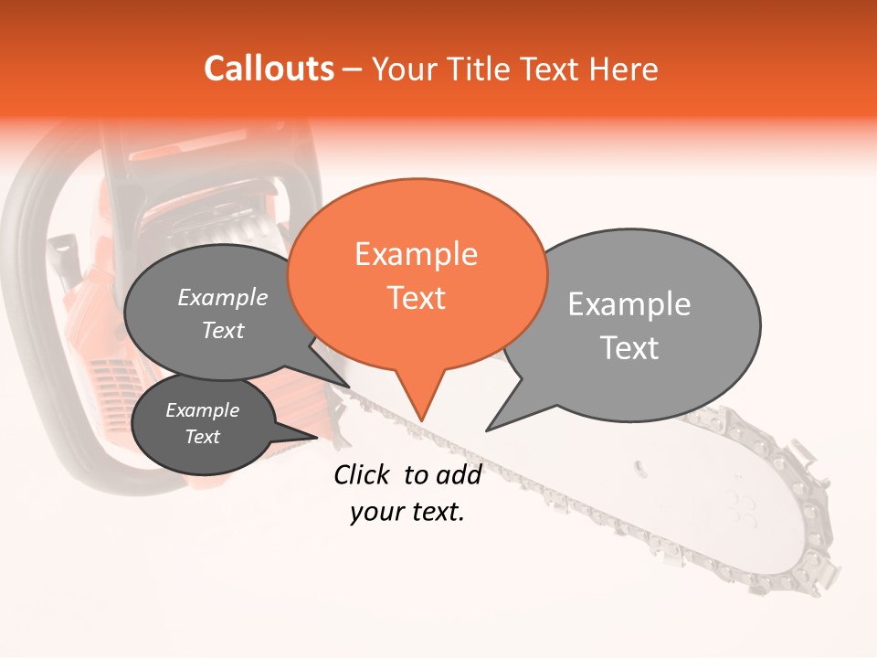 Wood Occupation Isolated PowerPoint Template