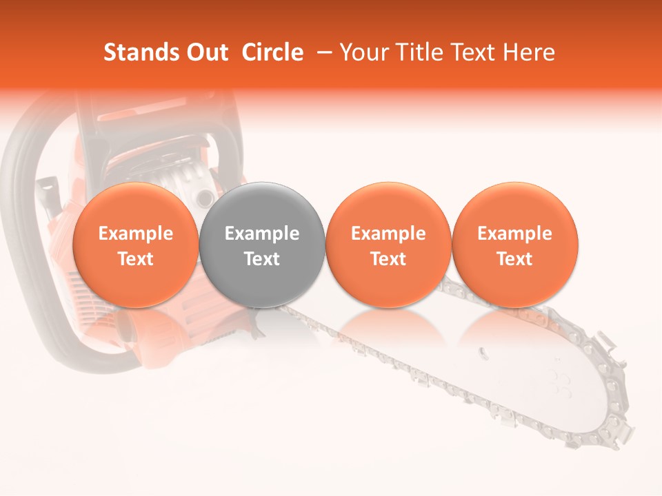 Wood Occupation Isolated PowerPoint Template