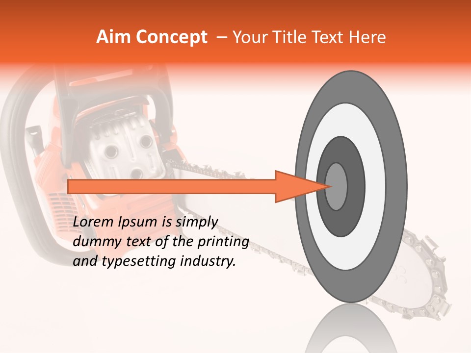 Wood Occupation Isolated PowerPoint Template