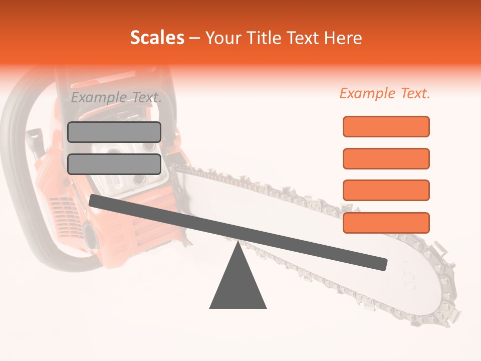 Wood Occupation Isolated PowerPoint Template
