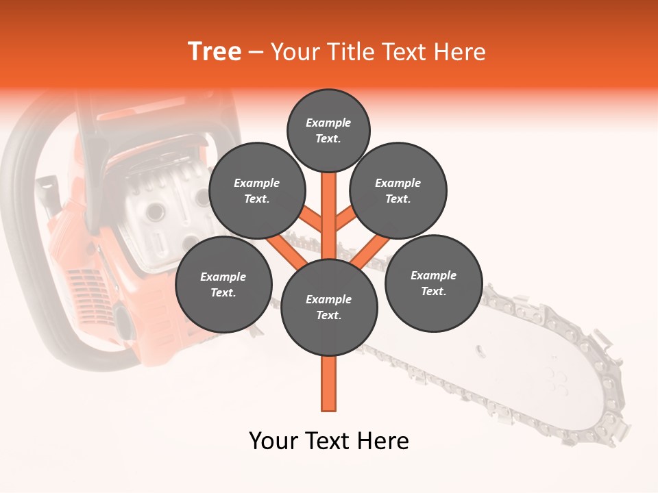 Wood Occupation Isolated PowerPoint Template